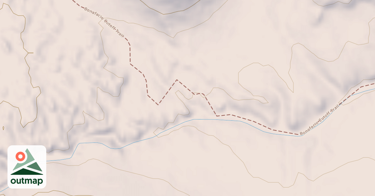 Map of Bonafacio Cutoff