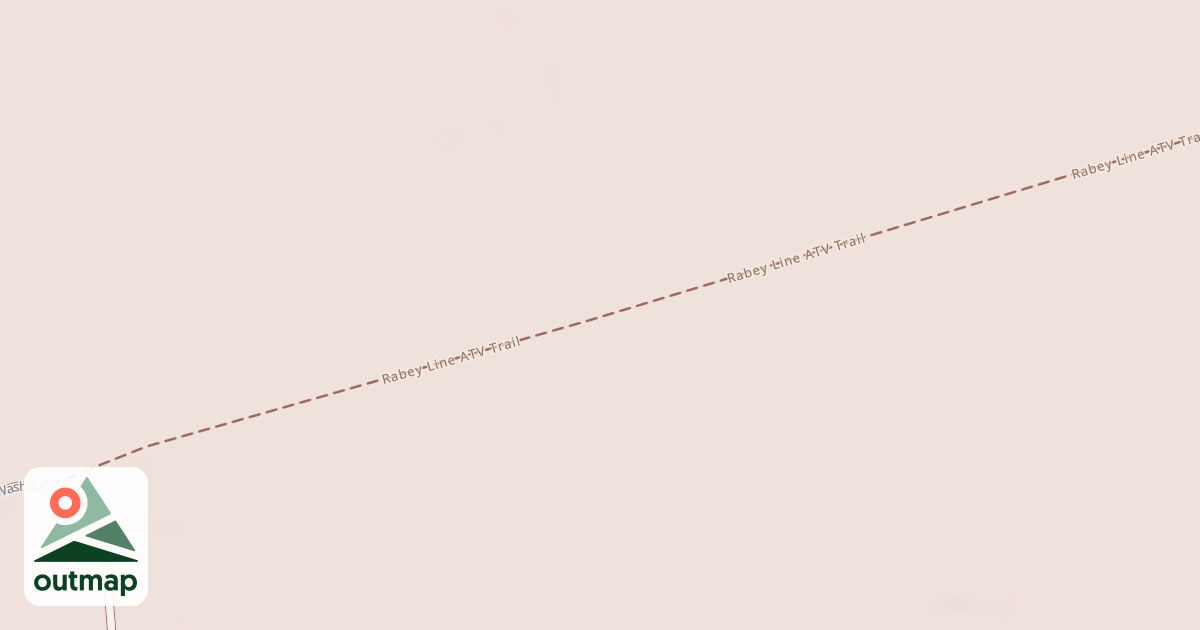 Map of Rabey Line Trail