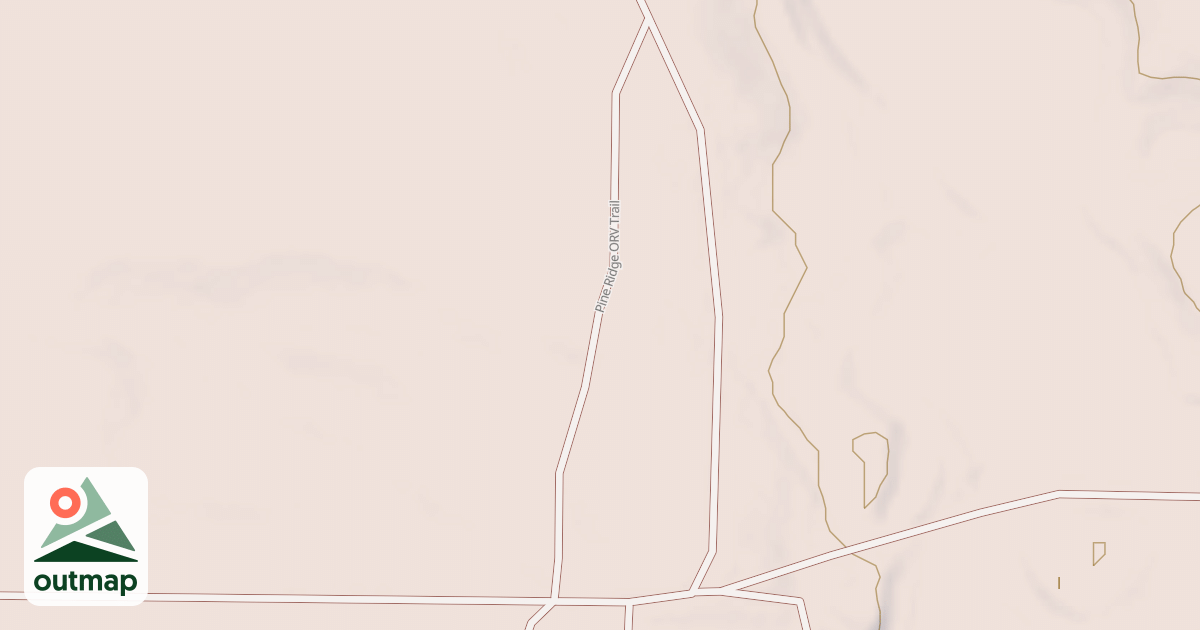 Map of Pine Ridge Trail