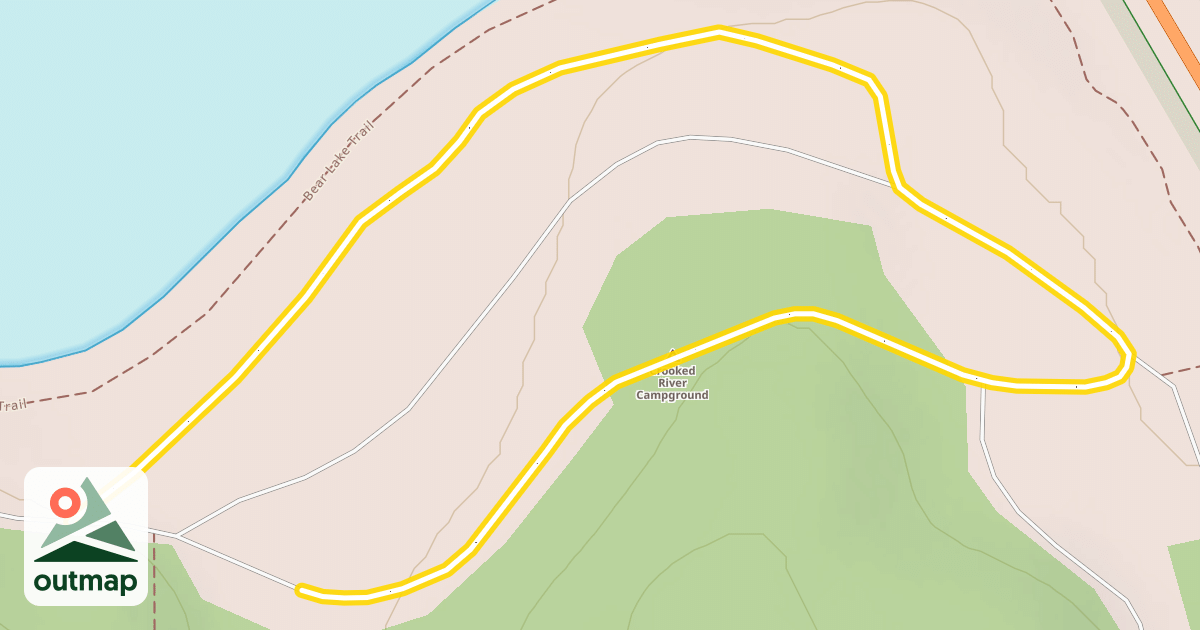 Map of Bear Lake Loop