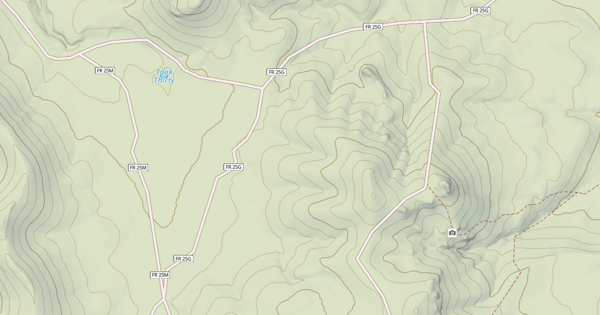 Map preview of USFS National Forest System Roads {0DA75E8B-D752-4206-AC4C-2B920C408DBB}