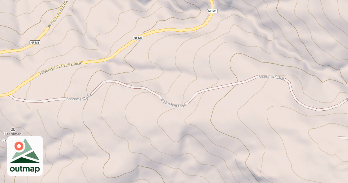 Map of BOARDMAN