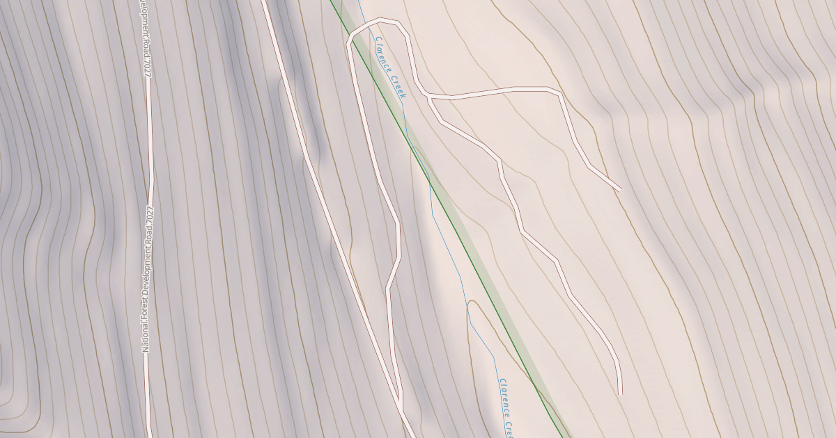 Map preview of CLARENCE CR - DRIP CR