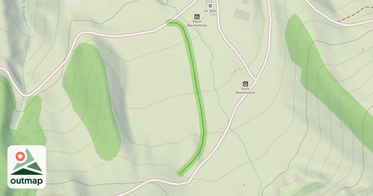 Map of Croix de Lognan