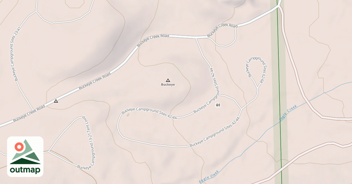 Map of BUCKEYE CG SITES 42-44