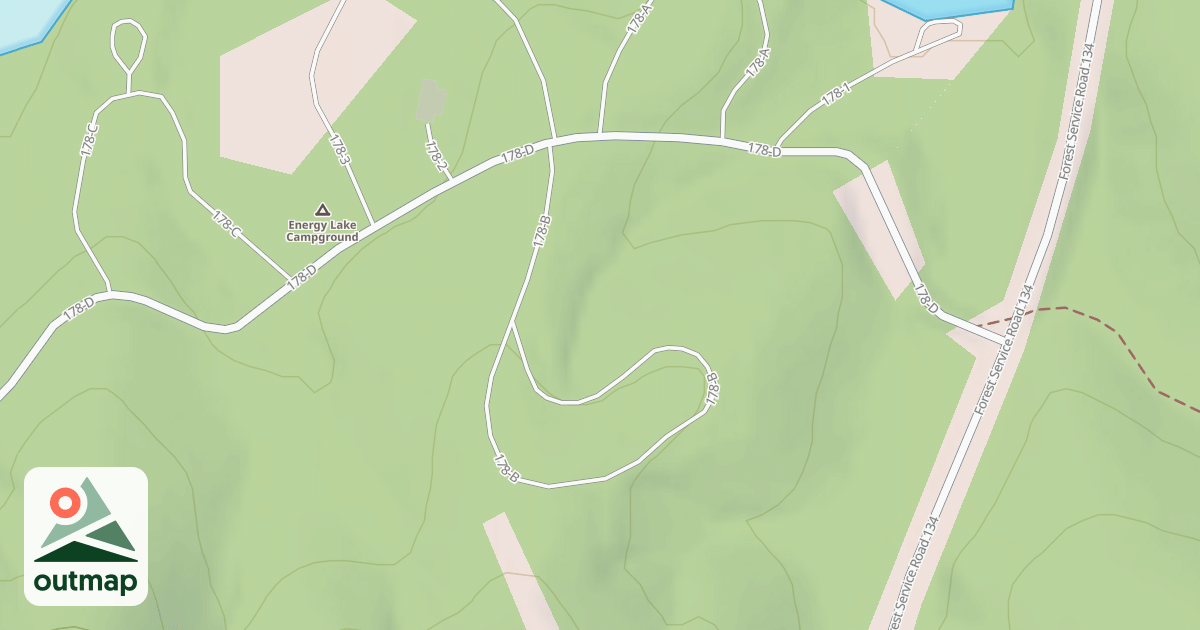 Map of E.L. AREA B ACCESS