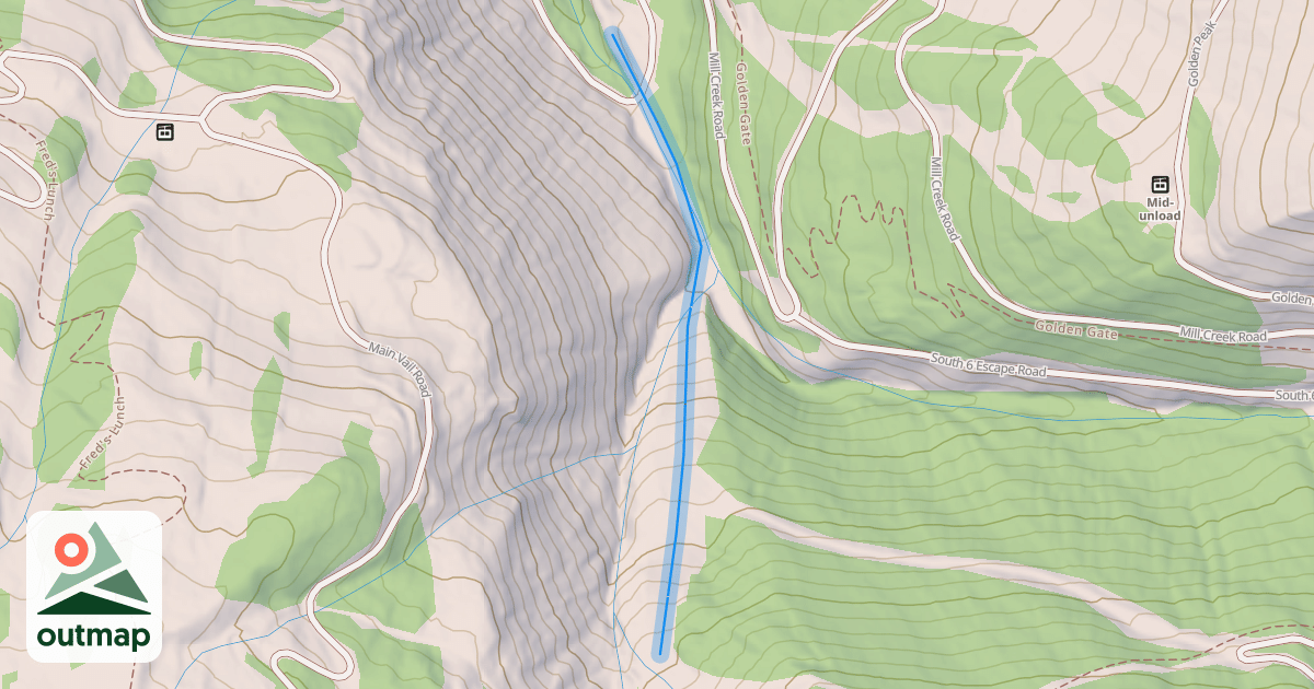 Map of Riva Ridge - Lower