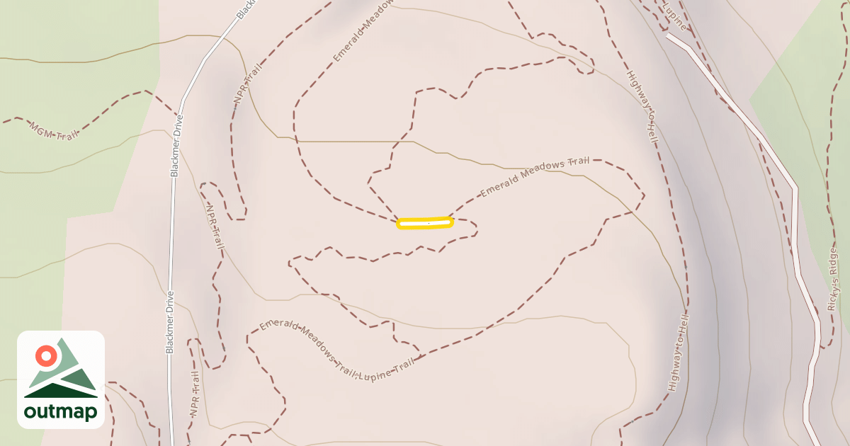 Map of Lupine Trail