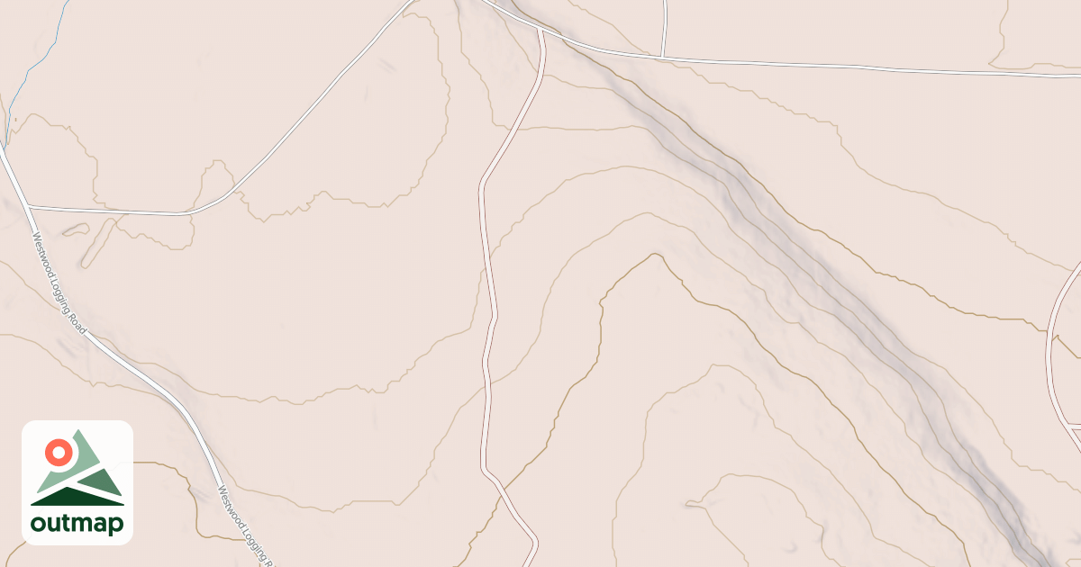 Map of EAST PINE CREEK A