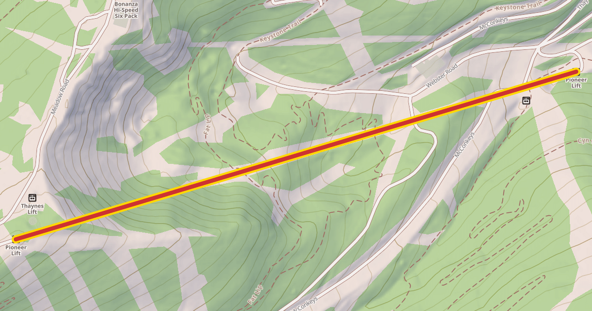 Map preview of Pioneer Lift