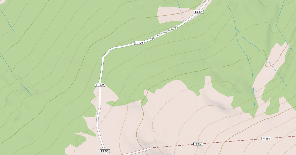 Map preview of EAST FORK PINOS