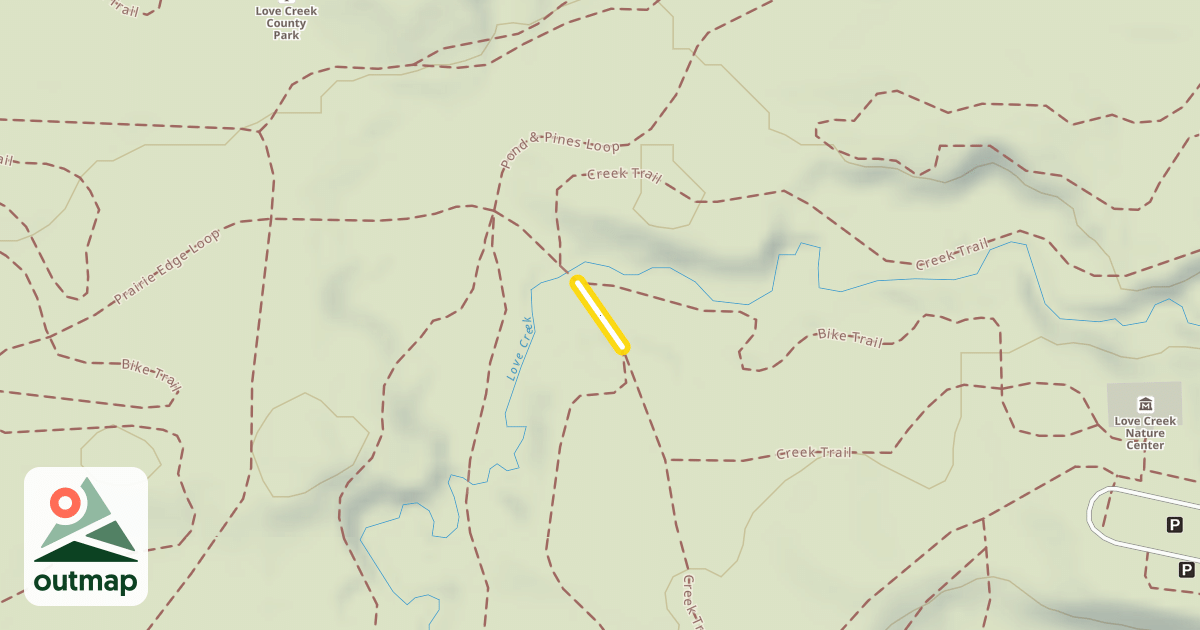 Map of Creek Trail