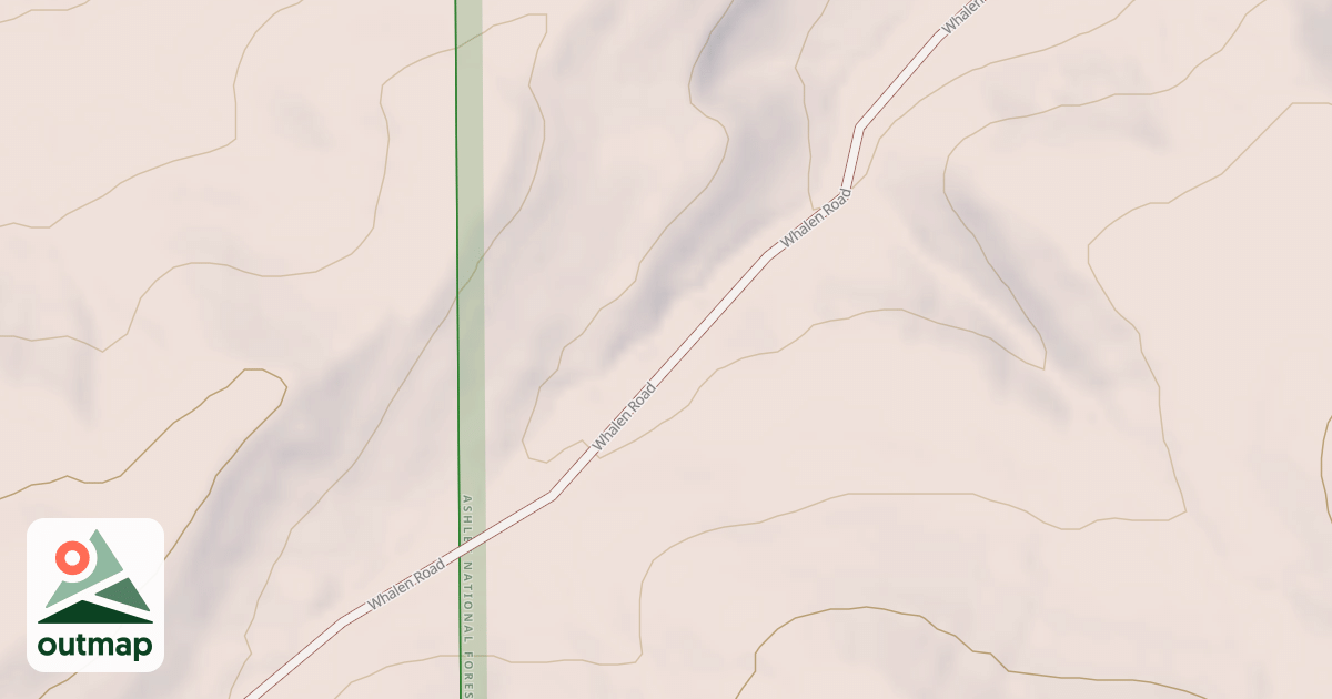 Map of WHALEN BUTTE