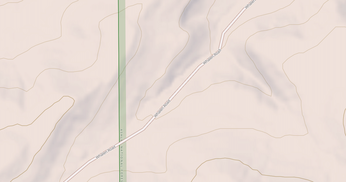 Map preview of WHALEN BUTTE