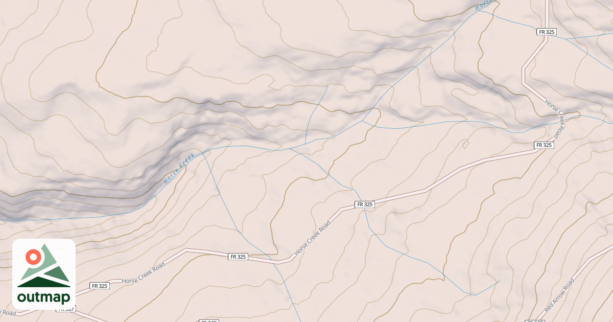 Map of HORSE CRK