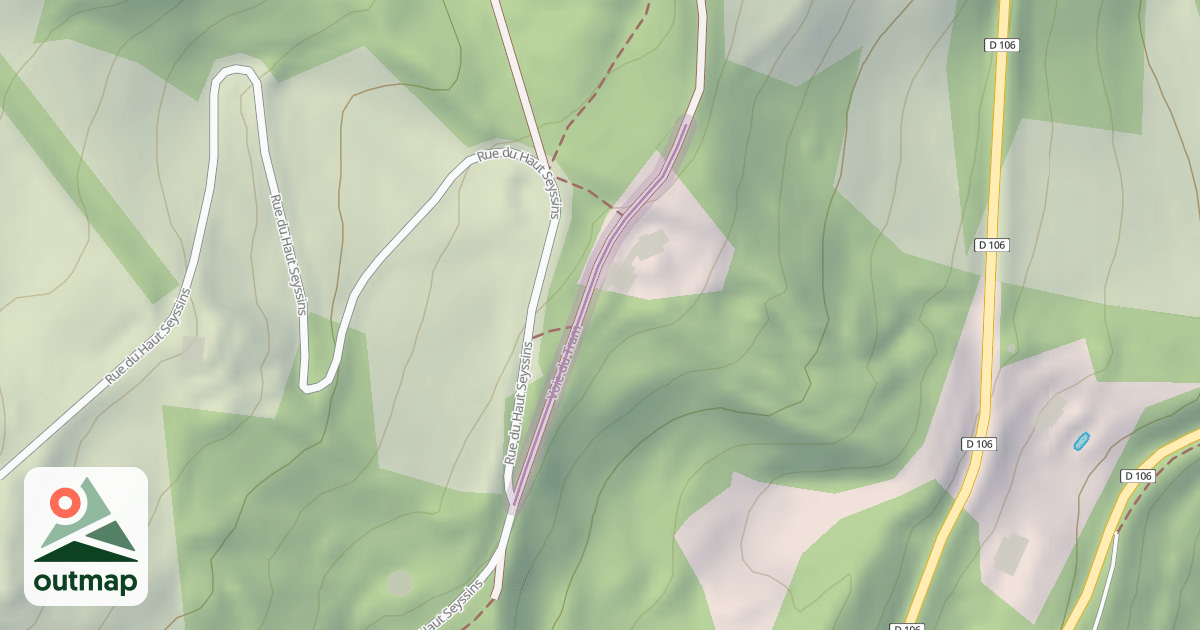 Map of Voie du Tram