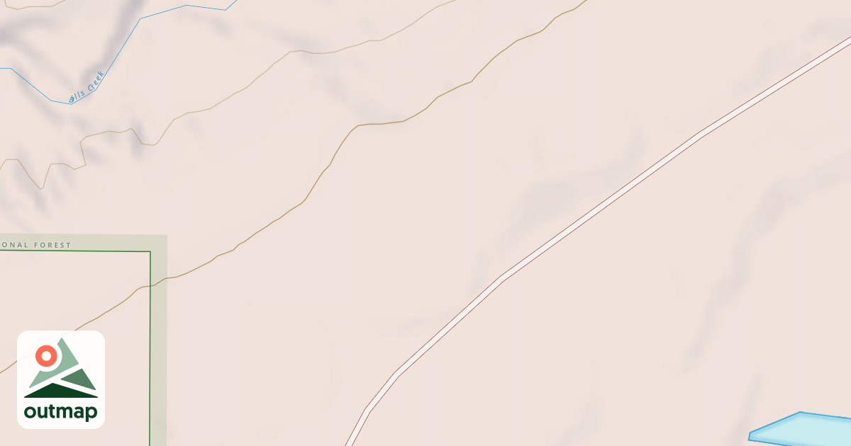 Map of BILLS CREEK SPUR E