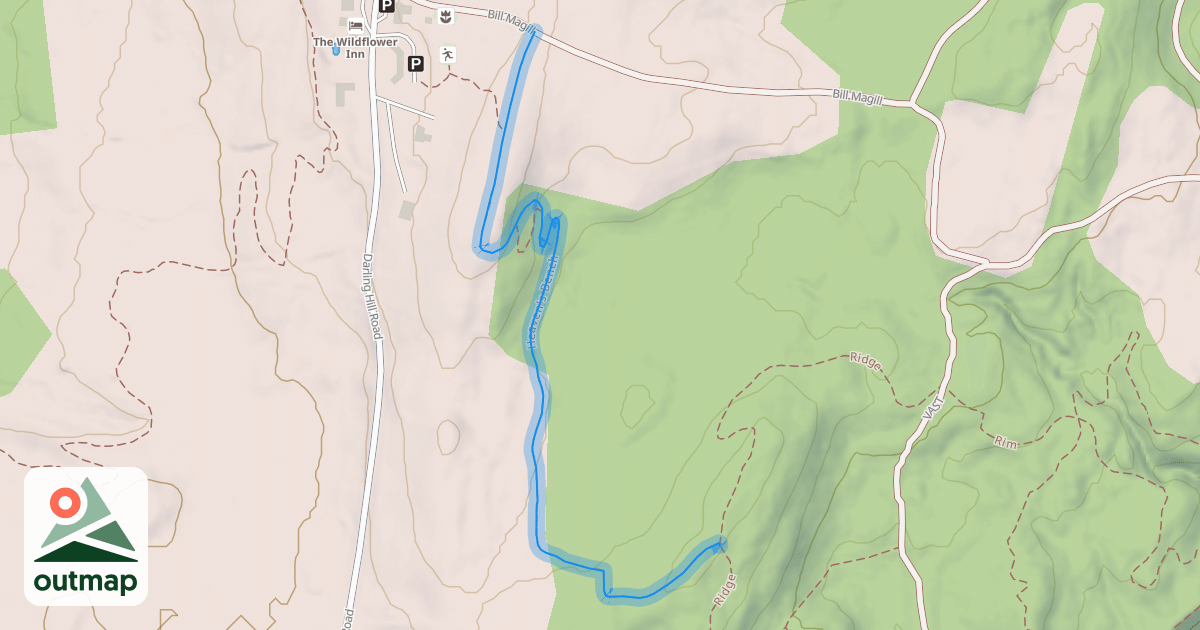 Map of Heaven's Bench