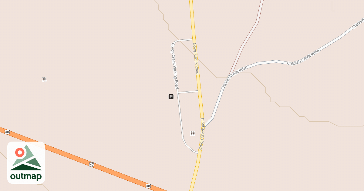 Map of CO-OP CREEK PARKING