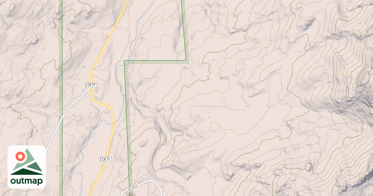 Map of BALDY KNOB