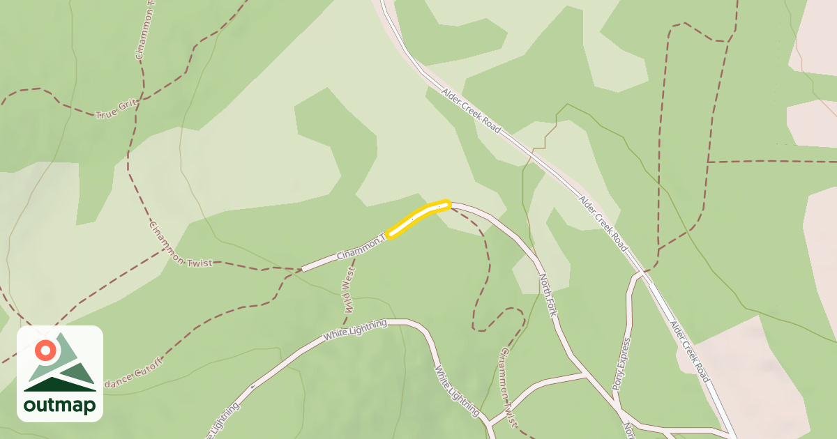 Map of Cinammon Twist