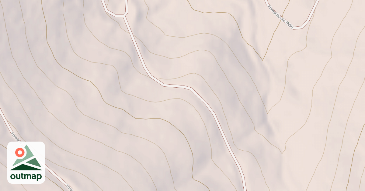 Map of USFS National Forest System Roads {3706F0A4-42BB-4EE8-A2BD-0D6F41ADCA82}