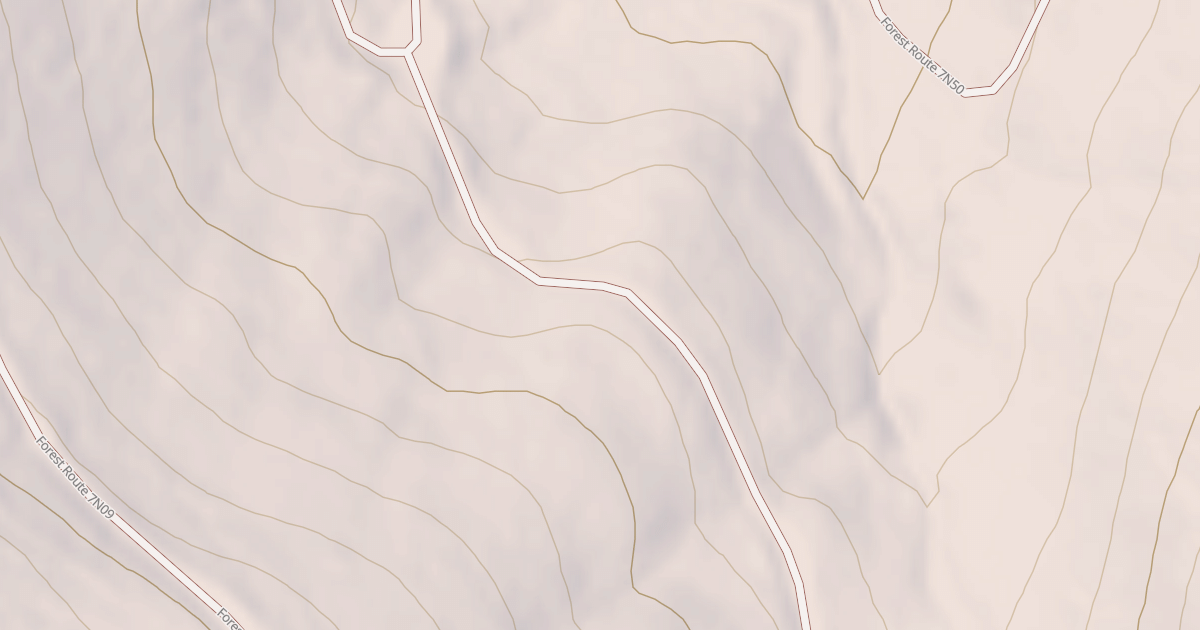 Map preview of USFS National Forest System Roads {3706F0A4-42BB-4EE8-A2BD-0D6F41ADCA82}