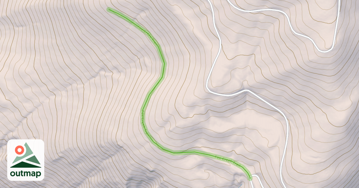 Map of Fox Creek Trail