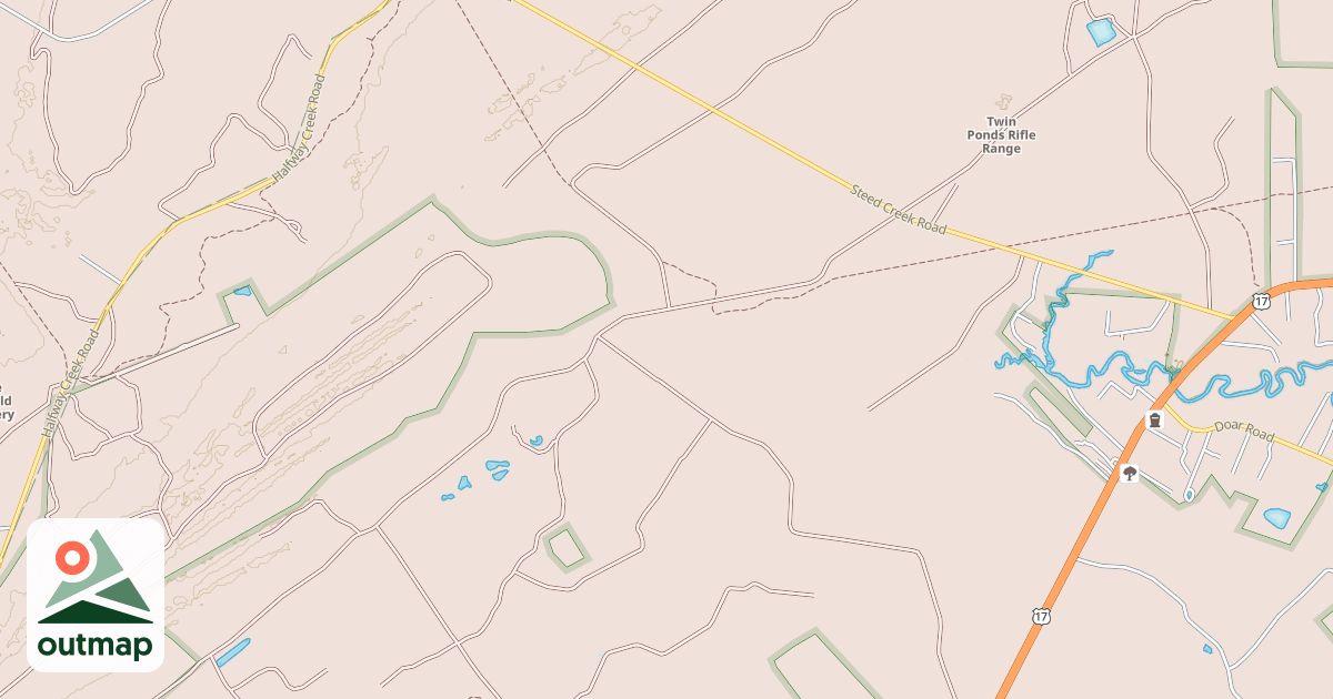 Map of WILLOW HALL