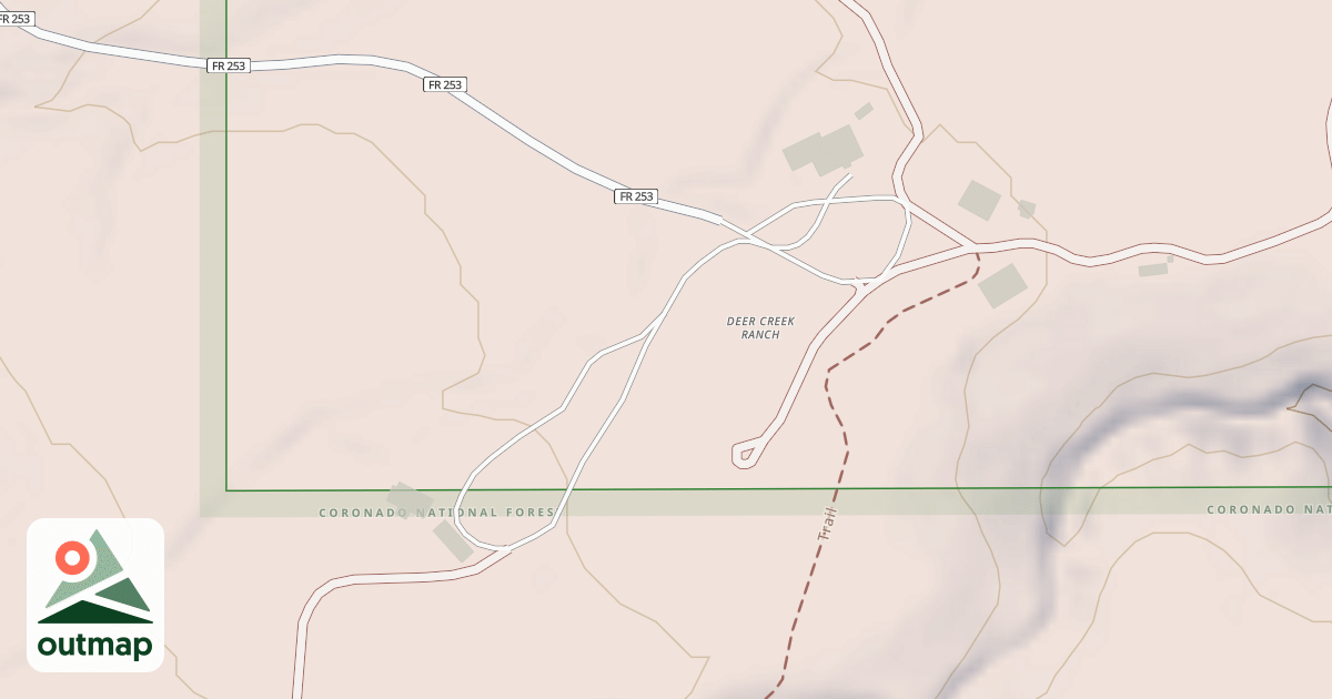 Map of HOME RANCH TANK