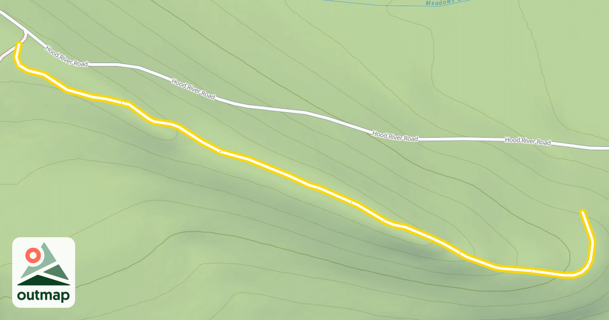 Map of Vista Ridge Trail