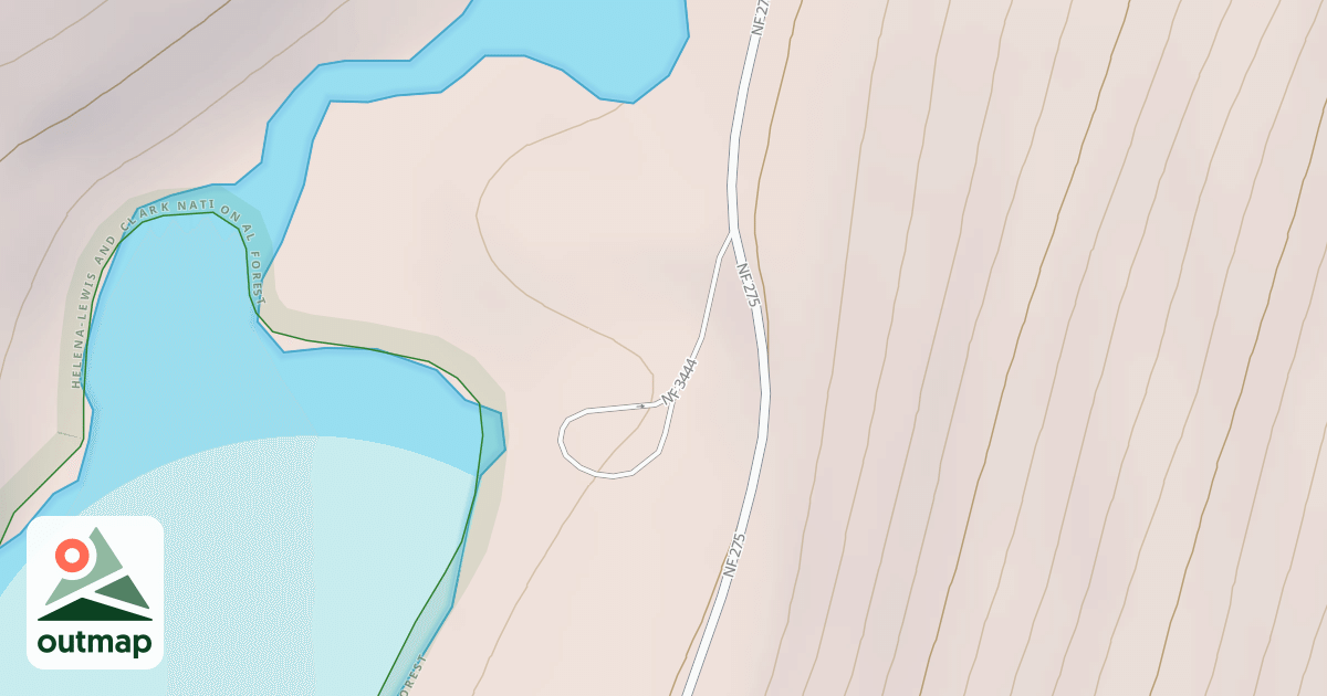 Map of CRYSTAL LAKE BOAT LNDING