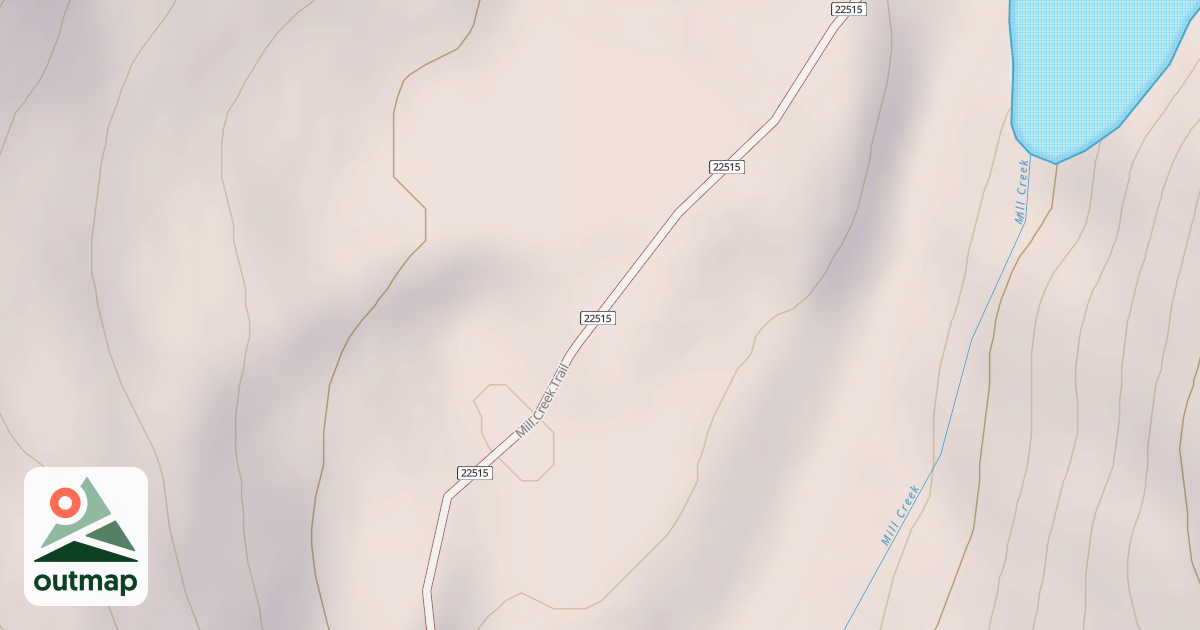 Map of Mill Creek Trail