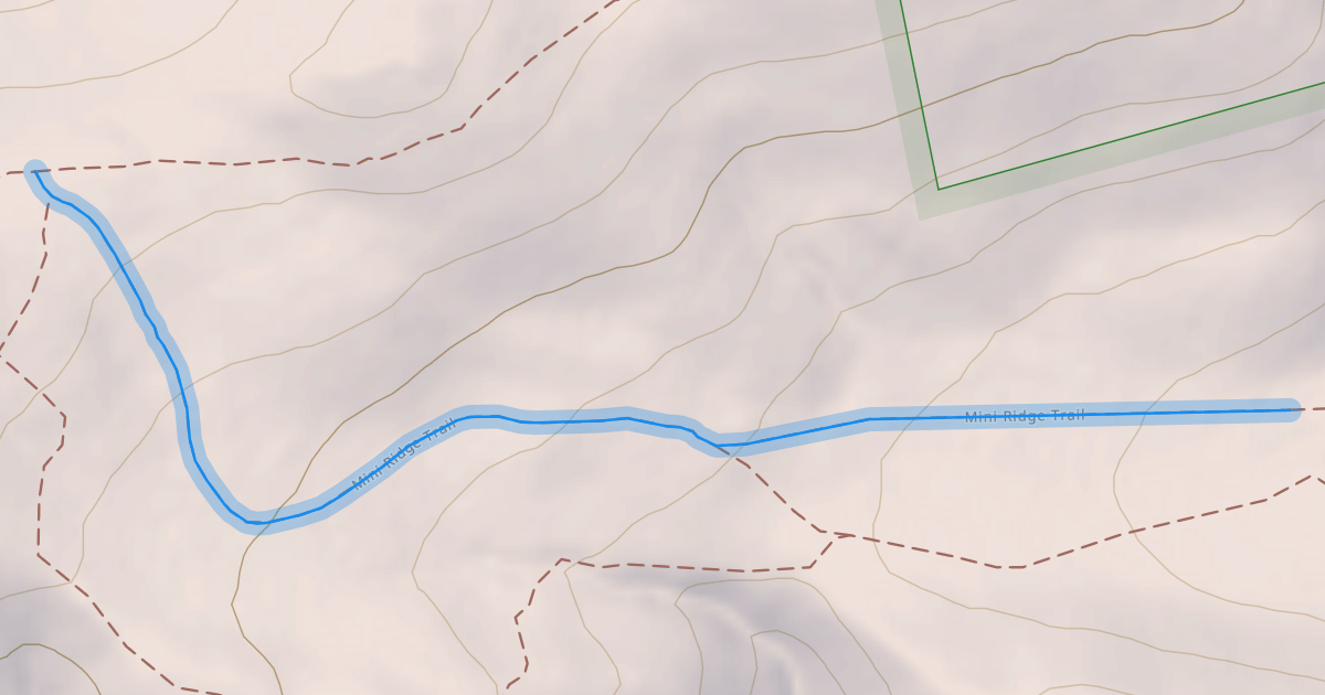 Map preview of Mini Ridge Trail