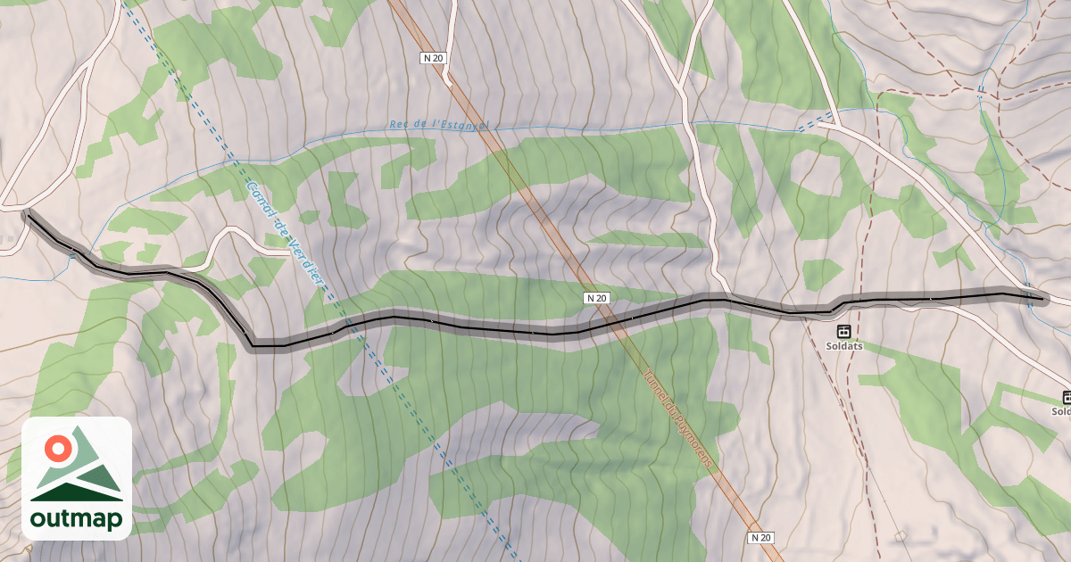 Map of Les Sapins