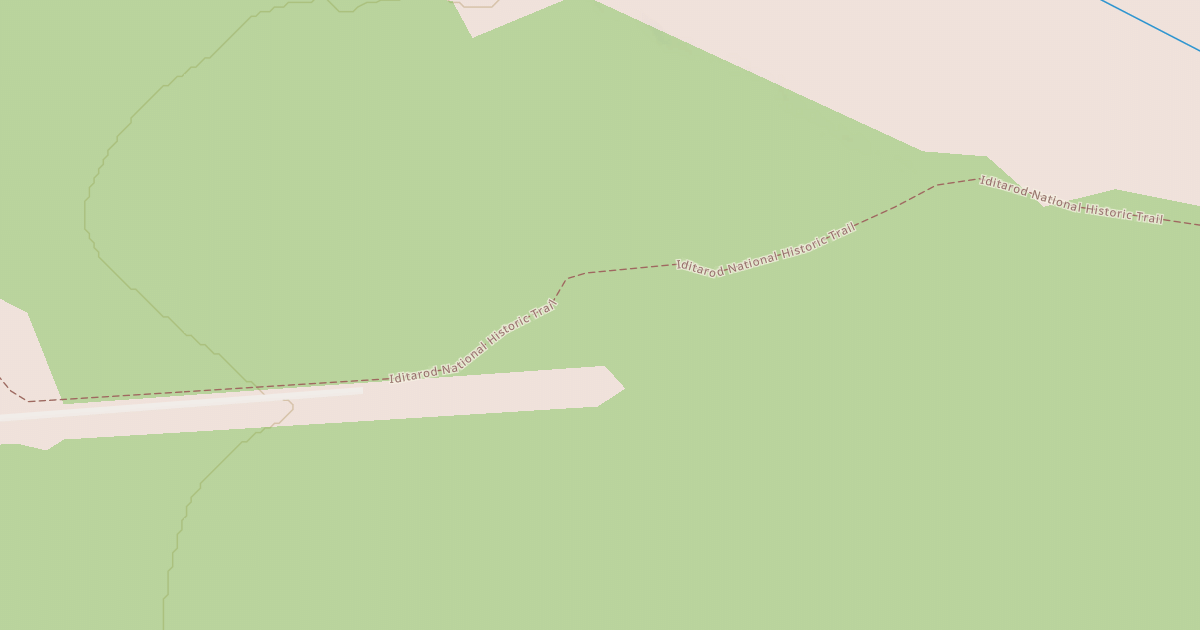 Map preview of Willow to Nome Winter Trail