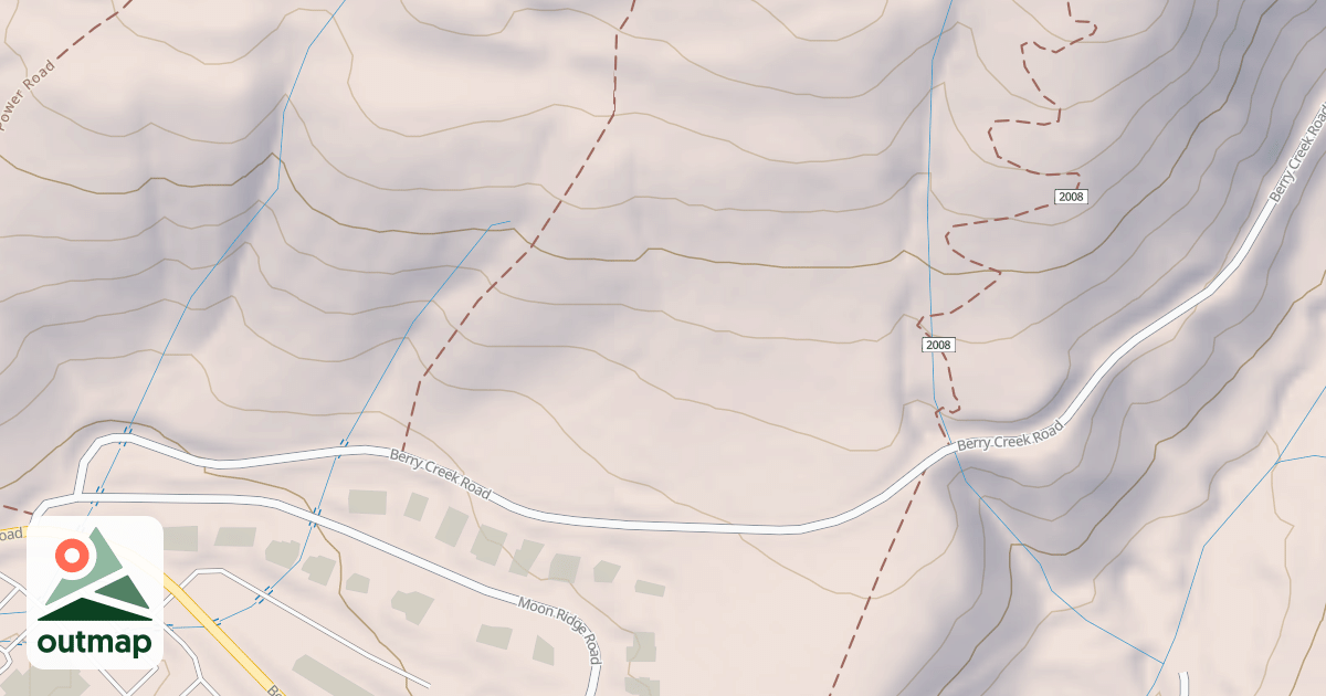 Map of BERRY CREEK
