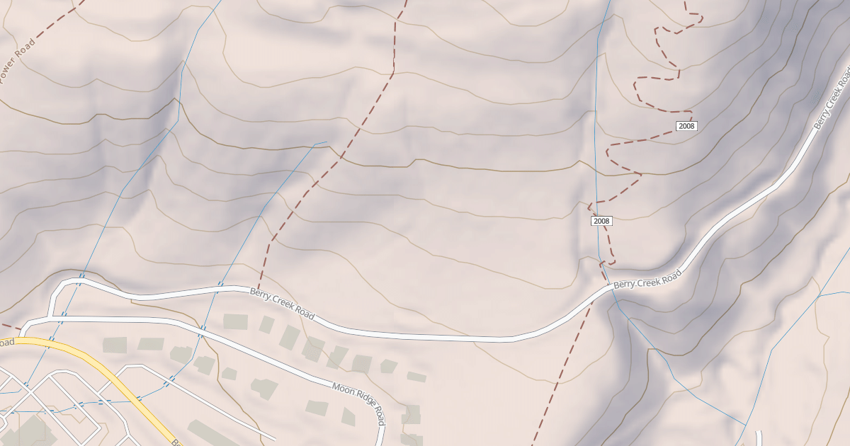 Map preview of BERRY CREEK