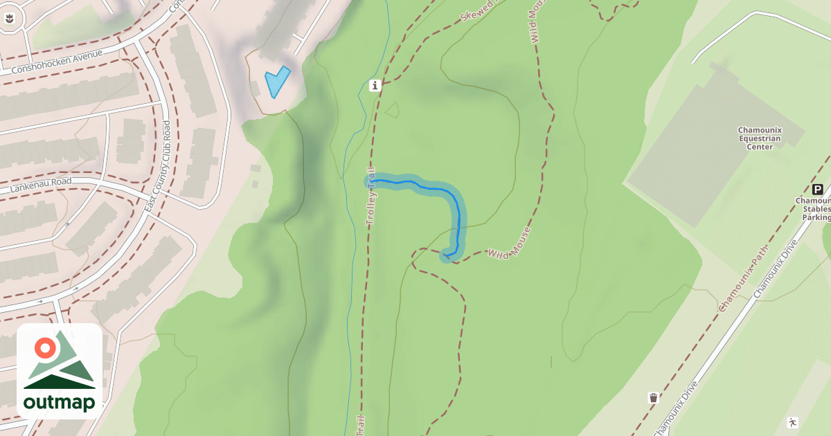 Map of Wild Mouse to Trolley Connector