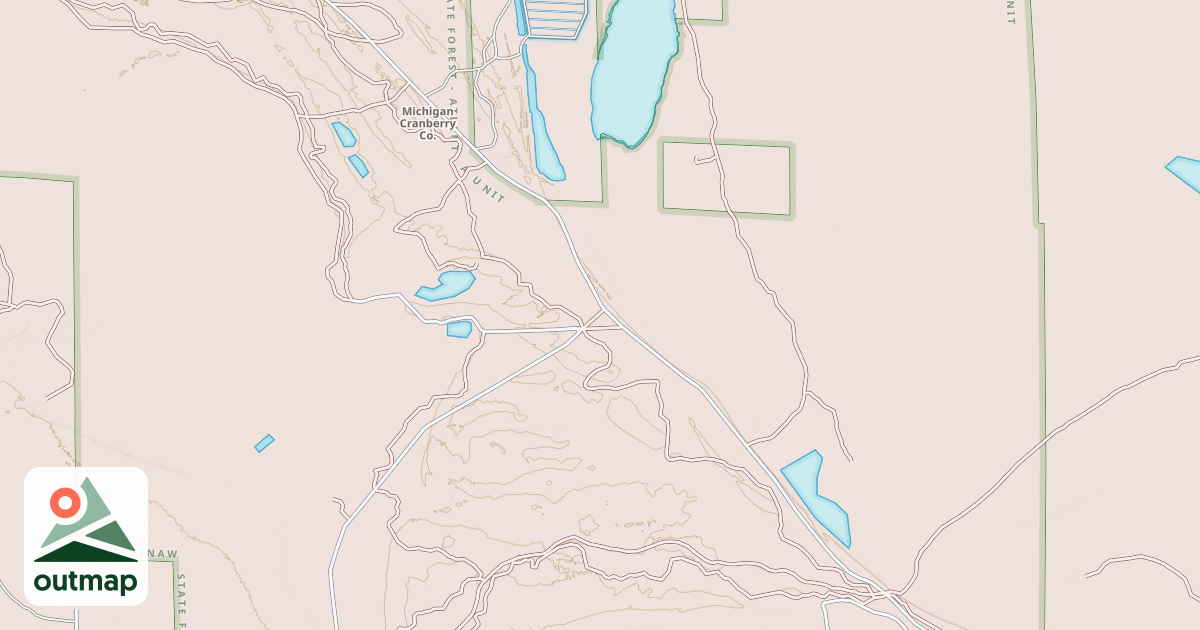 Map of Black Lake Trail