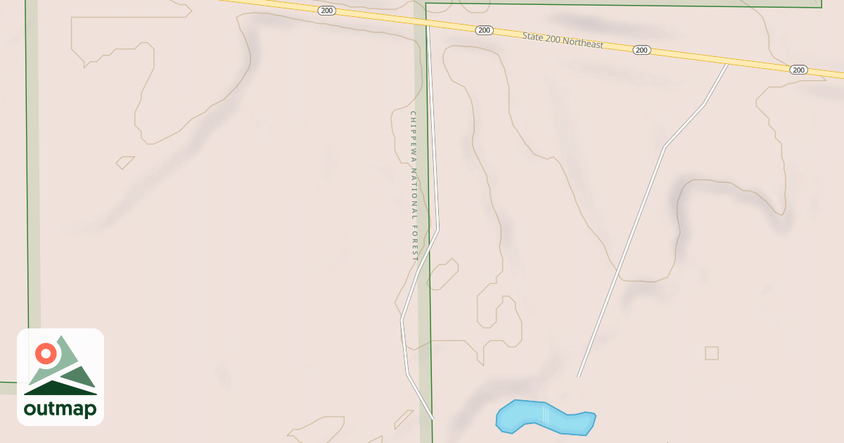 Map of MN 200 SPUR 2895
