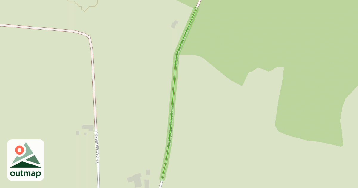 Map of Route Jacques Aucouteau