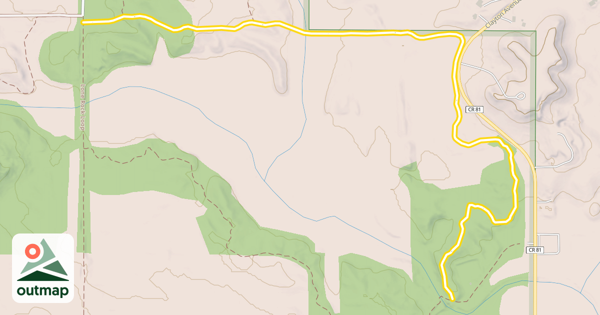 Map of Wetland Loop
