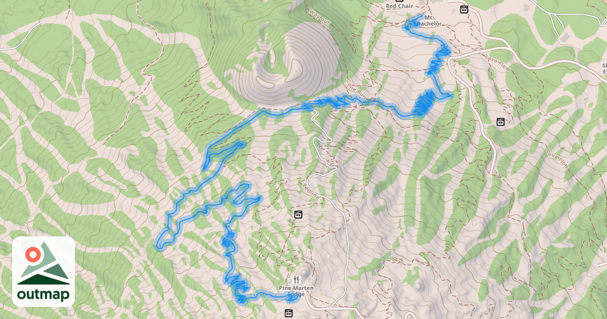 Map of Evergreen Trail
