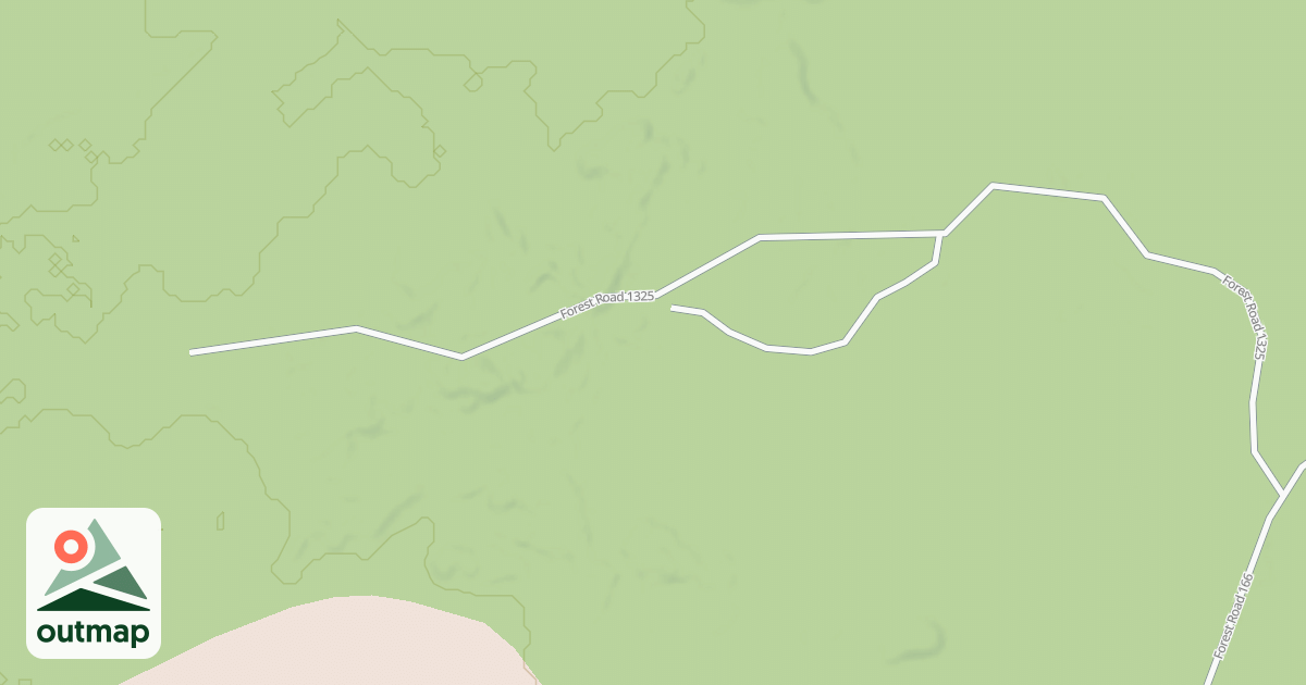 Map of FR 1325