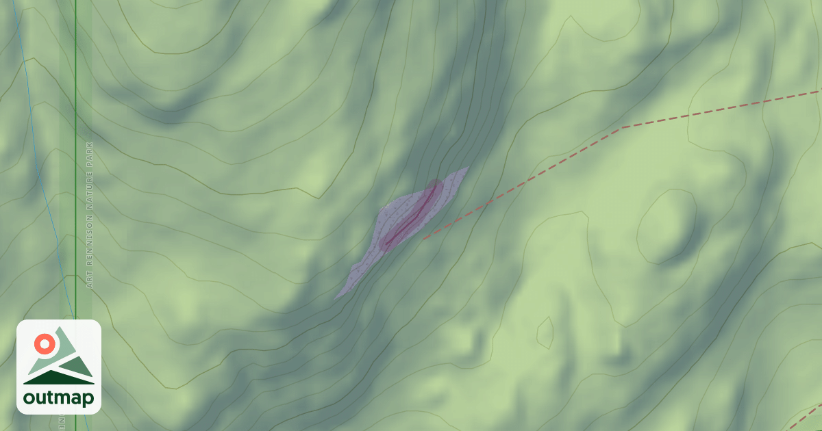 Map of Climbing Crag
