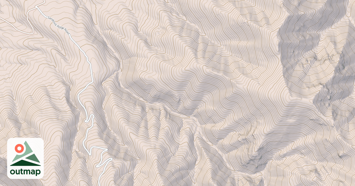 Map of Dry Creek
