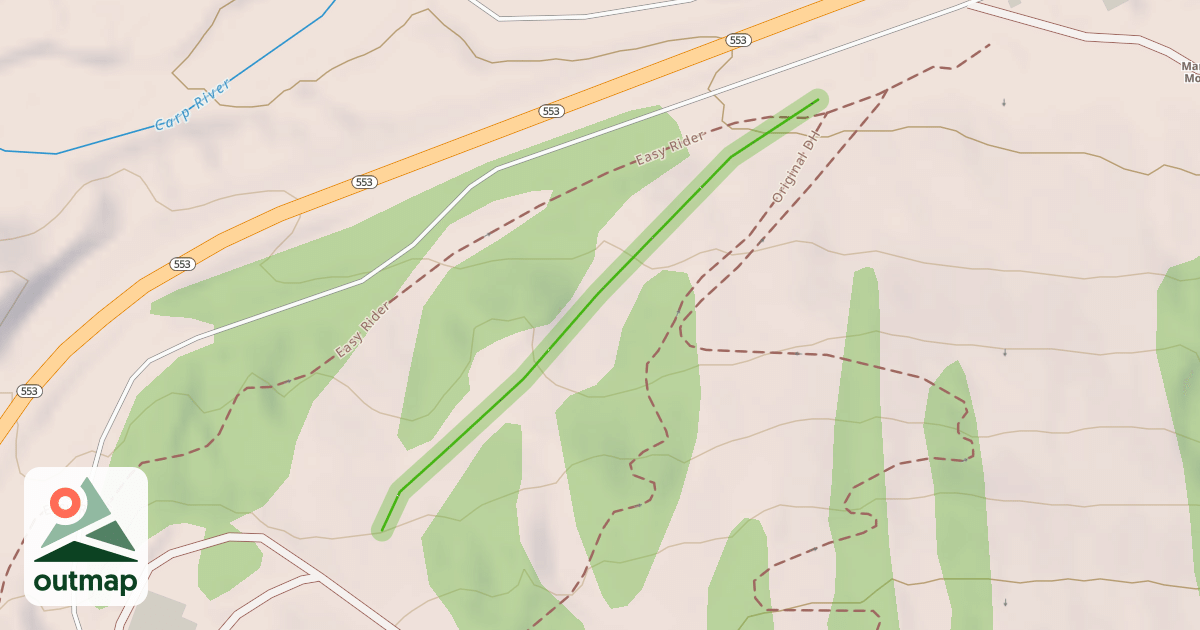 Map of New Ridge