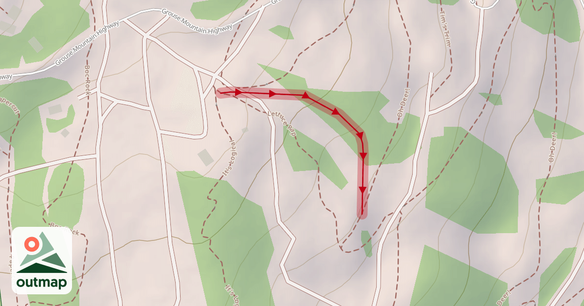 Map of Grouse Woods