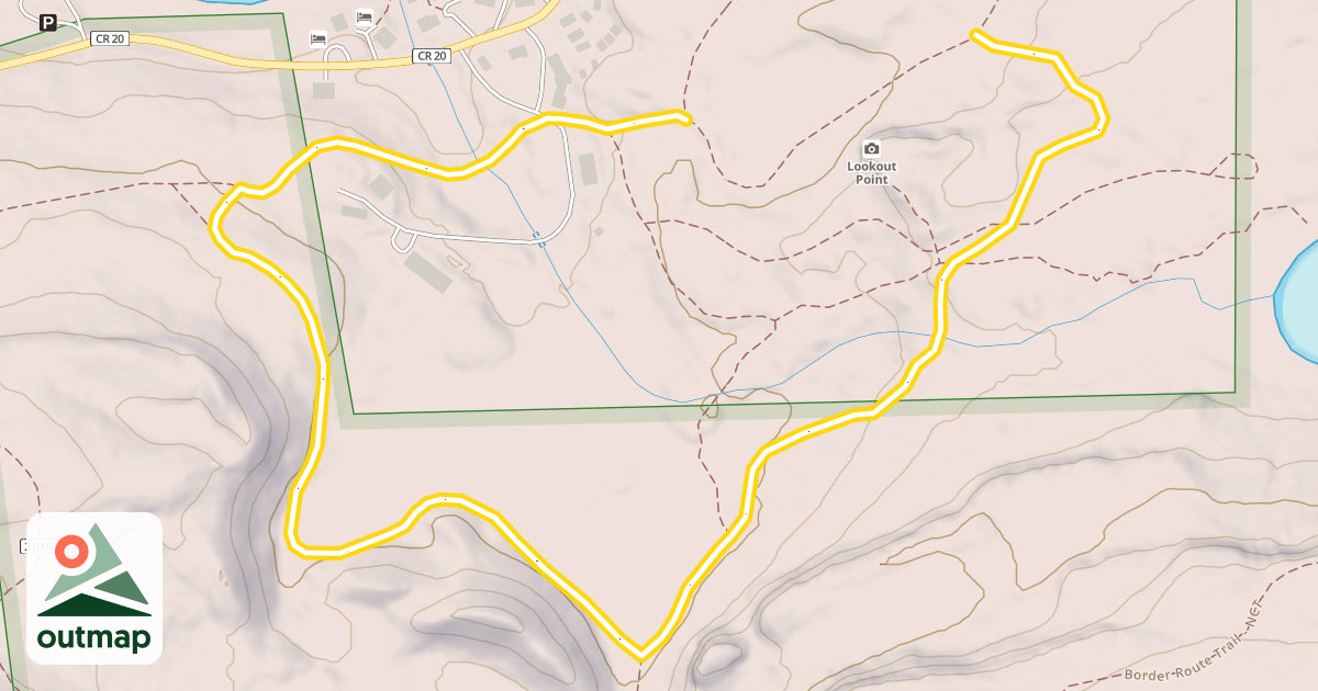 Map of Big Pine Trail